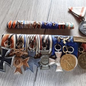 Luftwaffe & World War I 8x Medalbar & Ribbon Bar & Medal