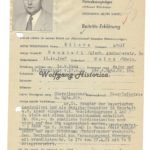 GdR Membership Application of Adolf Eilers – Grenadier-Regiment 184 (RK)