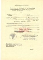 Promotion & Permission Doc of Leutnant - Pionier-Bataillon 20 - Image 2
