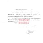 Document for a Leutnant of Nachrichten-Abteilung 20