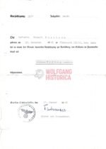 Heeres-Feuerwerkschule Berlin-Lichterfelde Certificate - Signed by GM Ferdinand Pachmayr - Image 2