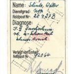 Wound Card of a Soldier from Infanterie-Regiment 411 (122.Inf.Div.)