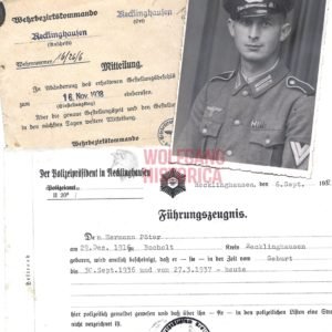 Convoke & Clean Criminal Record Document for soldier of Recklinghausen