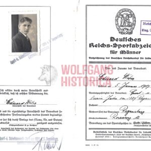 DRL-Sportabzeichen in Bronze Award document - Sport- u. Schwimmverein