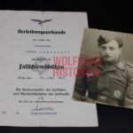 Award Document for the Fallschirmschützenabzeichen