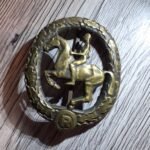 Deutsche Reiterabzeichen in Bronze - Lauer, Nünberg