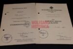 2x Award Docs: Sturmgeschütz-Brigade 190 (EK2+ASA)