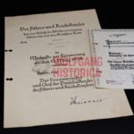 Medaille zur Erinnerung an den 13. März 1938 & Staffelabzeichen Award Doc (Aufkl.Gr.123)!