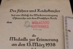 Medaille zur Erinnerung an den 13. März 1938 & Staffelabzeichen Award Doc (Aufkl.Gr.123)! - Image 2