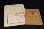 SS-Totenkopf-Sturmbann "Buchenwald" (KZ) Soldbuch + Award Doc! (from Bombardement on Buchenwald!)
