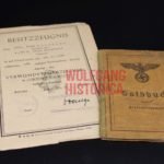 SS-Totenkopf-Sturmbann "Buchenwald" (KZ) Soldbuch + Award Doc! (from Bombardement on Buchenwald!)