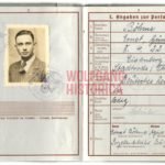 Wehrpass SS-Regiment "Germania" - Died in June 1940 (Seriously wounded May 29, '40)