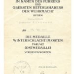 Winterschlacht im Osten Award Doc: Landesschützen-Bataillon 6