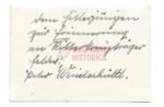 Peter Windschüttl - Grenadier-Regiment 72 (Wartime Signed) - Image 2