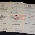 6x Award Docs: Jäger-Regiment 227 (100.Jäg.Div.) (Wounded Stalingrad Sept' 42)