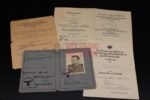 4x Award Docs: Pionier-Btl. 160 (60.Inf.Div.) (Wounded Stalingrad, Sept '42)
