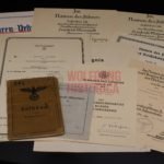 Grouping of Obermusikmeister of Inf.Rgt.65 (22.Inf.Div.) (Tropical ID Photo in Soldbuch!)