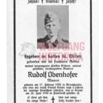 Waffen-SS Death Card - France, June 1944