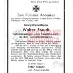 Fallschirmjäger Death Card - KIA Cholm, Soviet Union '43