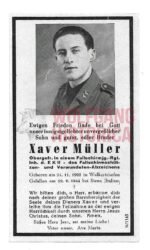 Fallschirmjäger Death Card – KIA Diensa, Italy ’44 (FJR11)