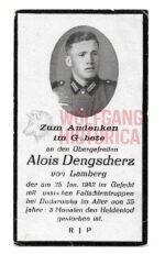 Death Card - Wehrmacht Soldier KIA against Soviet-Paratroopers