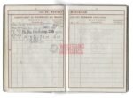 Wehrpass – Infanterie-Regiment 109 (25.Inf.Div.) (ISA + Document noting his ISA Days) - Image 2
