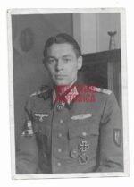 Portrait of unknown Ritterkreuzträger (2x Panzernichtungsabzeichen!)