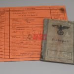 Wehrpass & Stammkarte SS-Regiment "Schill" (famous 'Halbe Hoard' find)