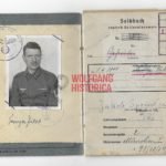 Soldbuch Luftwaffe Flak schwere Flak-Abt. 246 & 684