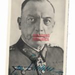 GFM Georg von Küchler - 3. Armee & Heeresgruppe Nord (EL) (Wartime Signed)