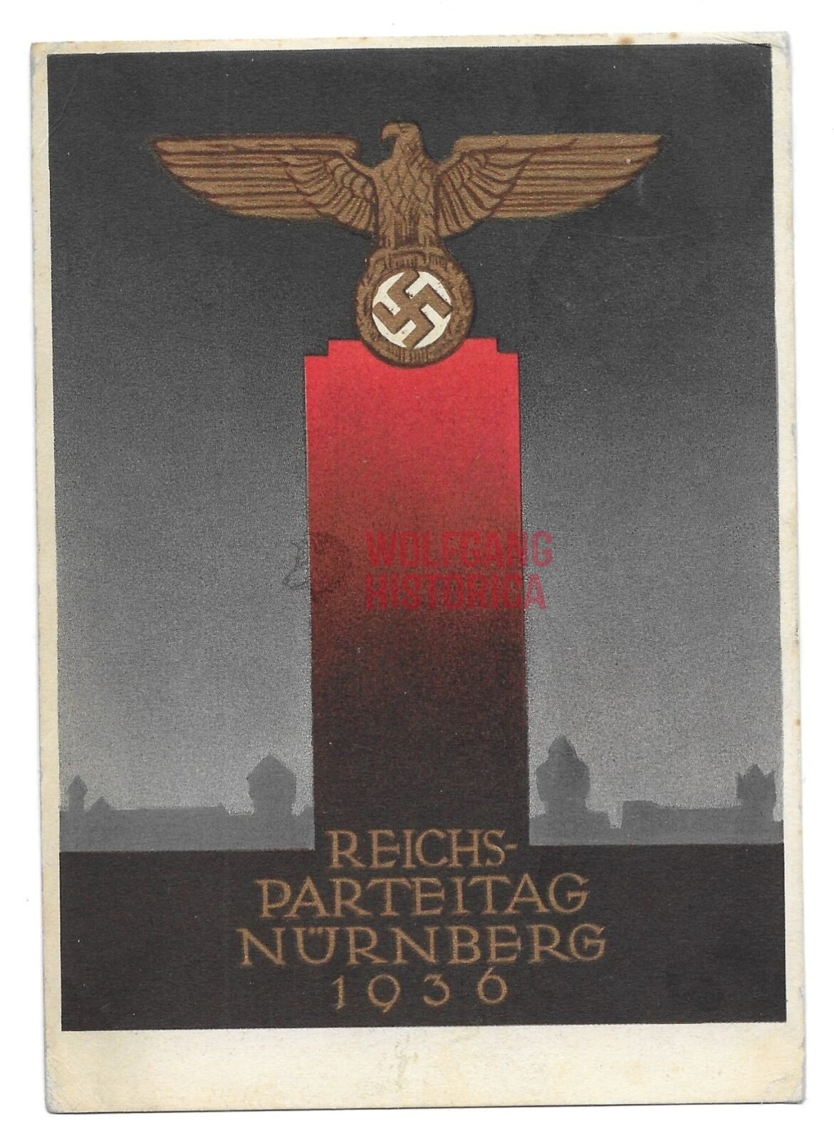 F332 - Postcard RPT Nürnberg 1936 - 1 Reichsparteitag Nürnberg 1936 - Postcard - Image 1