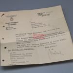 Letter & Enveloppe from Kanzlei des Führers der NSDAP (Hitler's Chancellery)