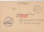 Feldpostenveloppe SS-Totenkopf-Infanterie-Rgt. 14 - Concentration Camp Buchenwald
