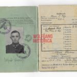 Polizei Soldbuch (Rare Memellandmedaille entry)