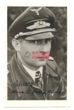 Johannes Schalk - Zerstörergeschwader 26 "Horst Wessel" (Wartime Signed)