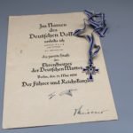 Mother's Cross in Silver Set (Doc+Award)