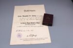 Friedrich August-Medaille Set (Award in case!+Doc)