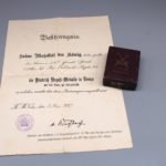 Friedrich August-Medaille Set (Award in case!+Doc)