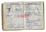 KIA SS-Soldbuch (SS-Polizei, Wachabteilung Berlin, SS-Kampfgruppe Delfs) & 3 Award Docs - Image 8