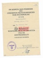 Soldbuch Gren.Rgt.1059 (362.I.D.) (Italy) + Award Doc & POW Certificate - Image 8