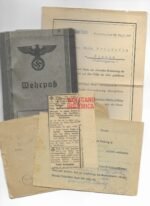Wehrpass Kraftfahr-Kompanie 450 (KIA) (4x Awards)
