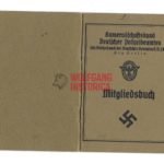 Mitgliedsbuch "Kameradschaftsbund Deutscher Polizeibeambten" (Berlin)