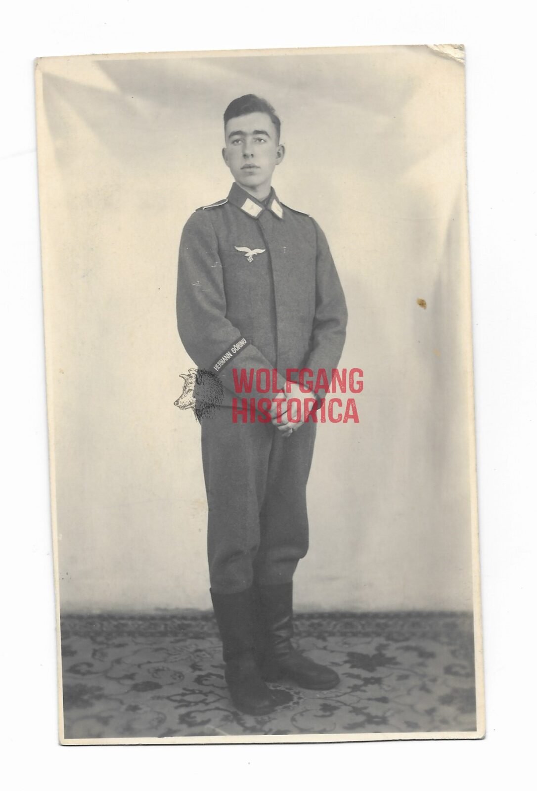 F348 - HG Portrait "Hermann Göring" Cufftitle (Hilversum) - Image 1