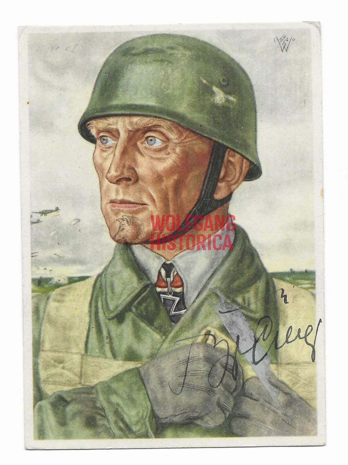 F352 - Brauer - 1 Bruno Bräuer - Fallschirmjäger-Rgt. 1 (Executed) (Wartime Signed) - Image 1