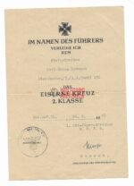 2x Award Docs: A.R.152 & Ski-Jg.-Rgt. 2