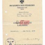 EK2 Award Doc: Grenadier-Regiment 545 (389.Inf.Div.)