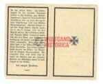 Waffen-SS Death Card - KIA Beglavo - Image 2