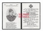 Waffen-SS Death Card - SS-Polizei
