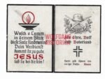 Waffen-SS Death Card - SS-Polizei - Image 2