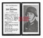 Waffen-SS Death Card - SS-Polizei